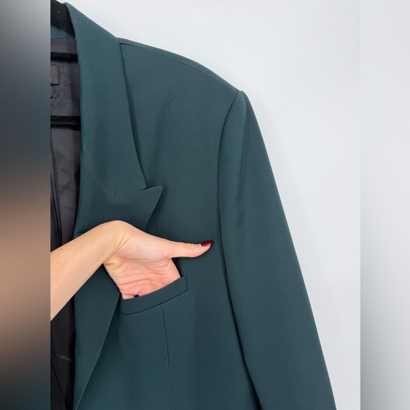 Isabel Marant Boyfriend Blazer Forest Dark Green French 44 US Size 12 - Picture 5 of 12